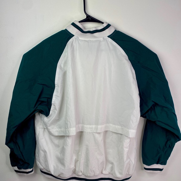 Vintage Nike White Green Windbreaker Jacket Size L - Picture 5 of 7